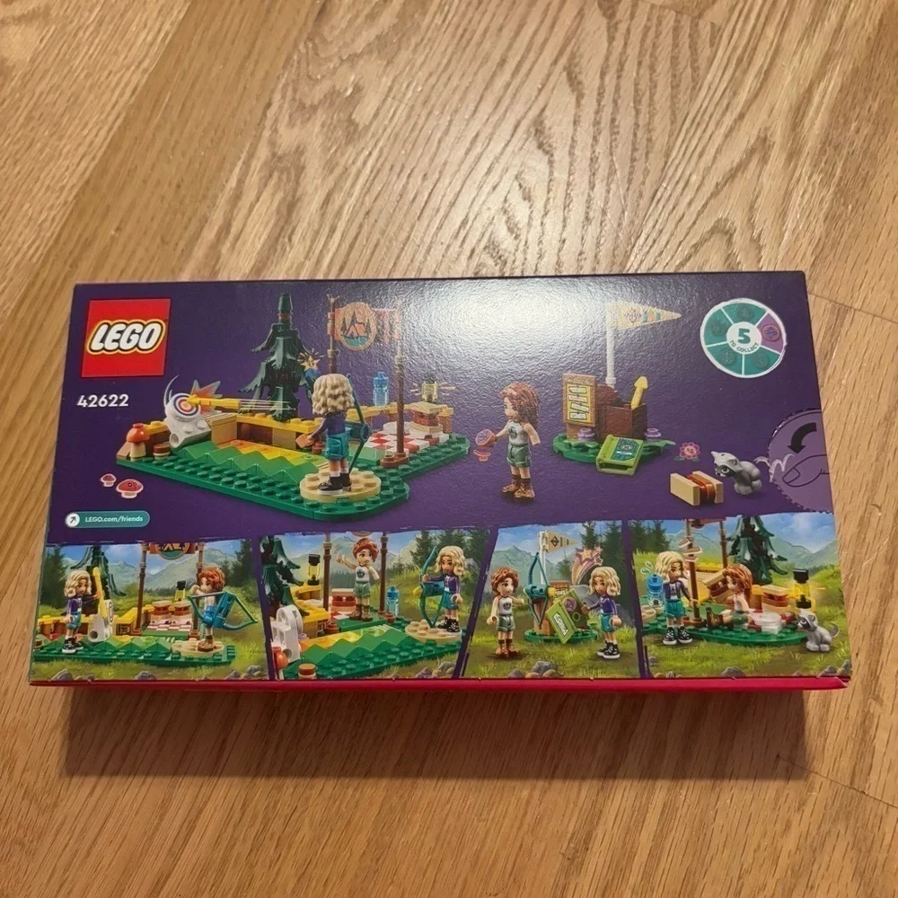 Lego Friends Adventure Camp Archery Range Building Block Set NEW 42622 Bow Arrow